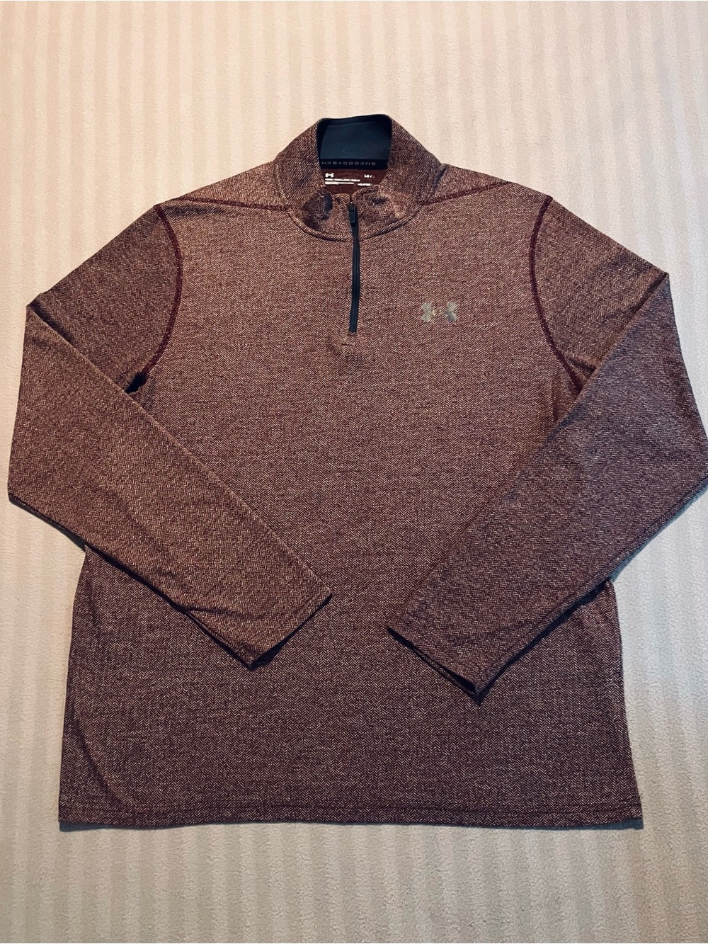Under Armour Men’s Maroon Heather 1/4-Zip Pullover